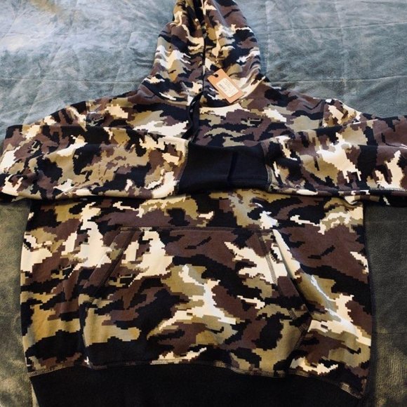 Rag & Bone Men's City Camo Pullover Hoodie - Picture 1 of 9